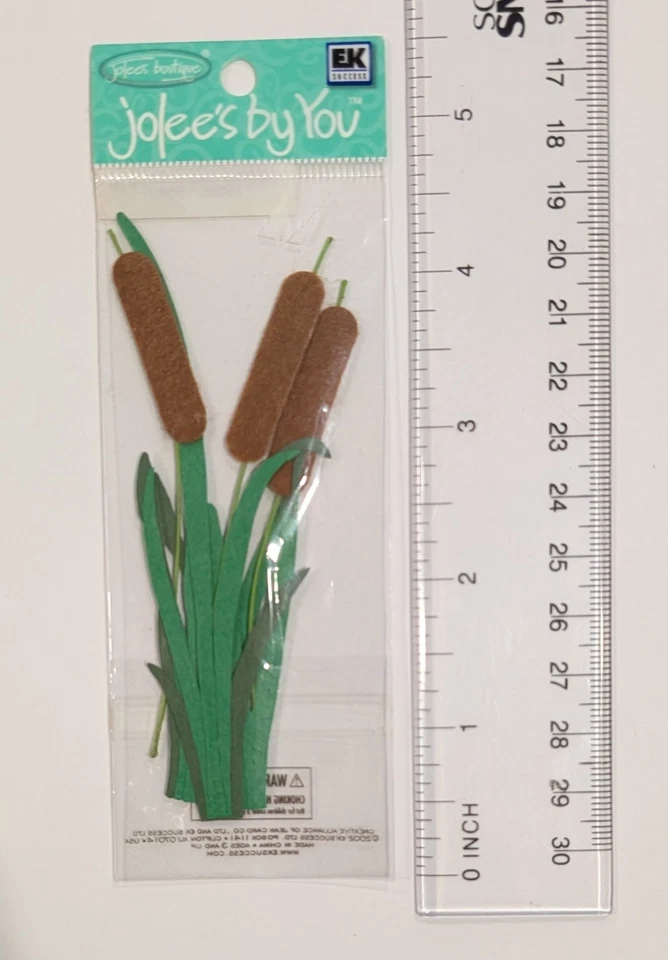 Jolee's Cattails Plants Mini Pack Of Scrapbooking Embellishments - Image 2 of 3