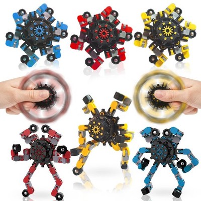 YIZER Transformable Fidget Spinners,6PCS Funny Sensory Toys Small, 6pc