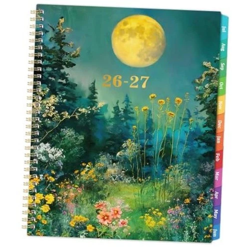 2026-2027 Planner Weekly and Monthly, 9" x 11", Planners with Monthly Tabs