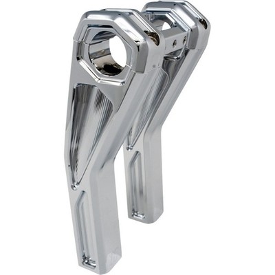 Kodlin Ascent Pro Pullback Riser Kit 8in Chrom Motorrad Street Bike