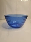 Blue Glass Pyrex 6 Cup Mixing Bowl (1.5 L) #7402-S Cobalt Ribbed Glass
