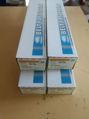 Menge 4 Boxen Clipper 1G12 02100 verzinkt 12" Gürtelverschluss Schnürung BRANDNEU - Bild 1 von 3