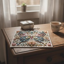 Challenging 500-Piece Decorative Butterfly Puzzle - Perfect Gift for Adults