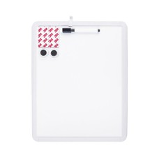 Dry Erase Board, 14 x 11 inches Magnetic Whiteboard, Includes a Black Dry Era...