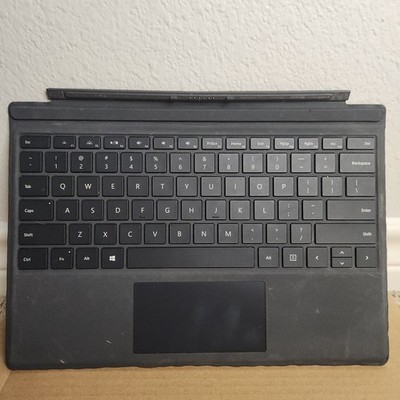 Microsoft 1725 Type Cover Black for Surface Pro 3,4,5,6,7 Backlit Keyboard