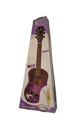 Disney Purple Tinker Bell 6-String Children's Acoustic Guitar- Gently used