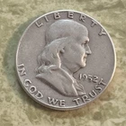1952-p  Franklin Half Dollar