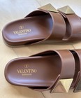 Valentino Garavani Roman Stud Slide Tan Brown IT39 — photo 2