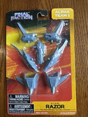 Final Faction Alpha Team 1, (A.C.R.M.) RAZOR Accessory Weapons Pack, NEW Sealed 
