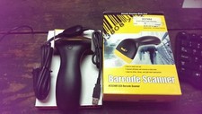 Laser Barcode Scanner with 6 USB Cable,Wasp WCS3905 Waspnest ABS CCD Handheld