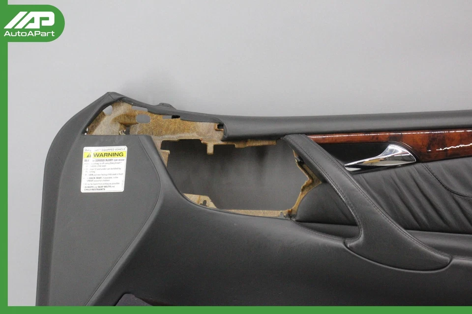 ✅ 00-06 Mercedes W215 CL500 CL55 AMG Cubierta de panel de puerta interior delantera derecha OEM Foto 2 de 4