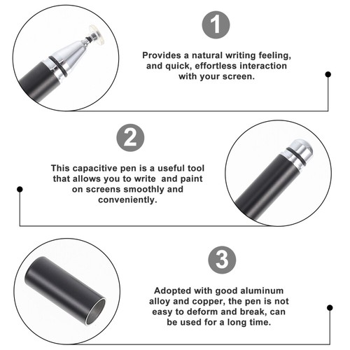 2 Count Kapazitiver Stift Touchscreen-Stifte Touchscreen-Eingabestift - Zdjęcie 6 z 12