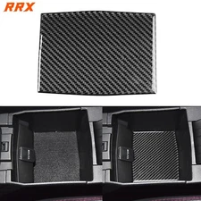 Real Carbon Fiber Central Armrest Storage Box Cover For Toyota Corolla 2019-2024