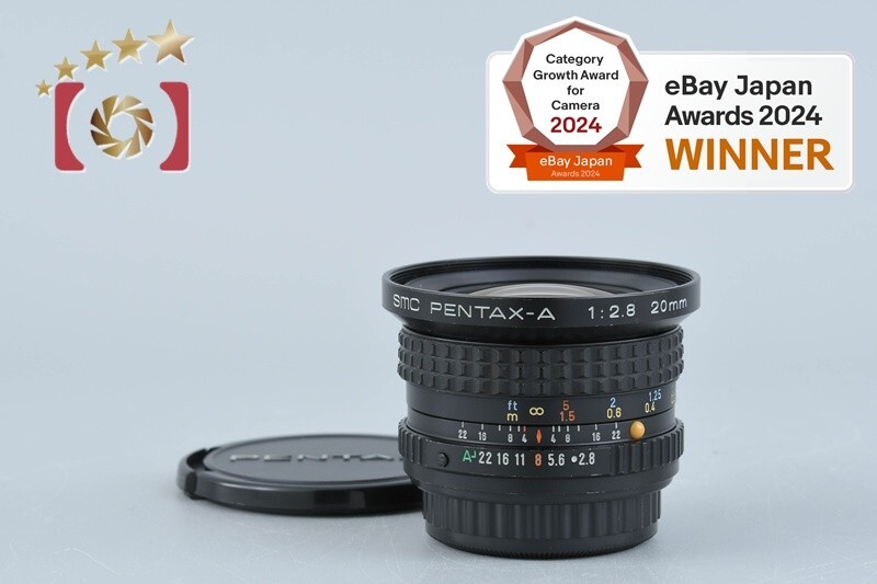 【動確/並品】PENTAX SMC PENTAX-A 20mm f2.8 Yahoo!オークション -「smc pentax-a 20mm f2.8」(カメラ、光学