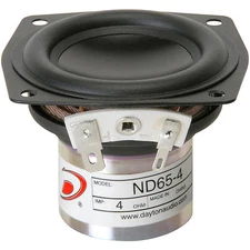Dayton Audio ND65-4 2-1/2" Aluminum Cone Full-Range Driver