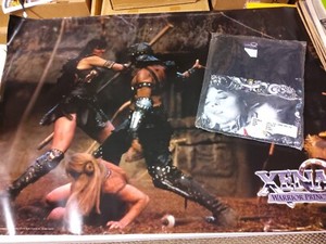 Xena new sealed shirt + bonus poster/ "zombie" used shirt