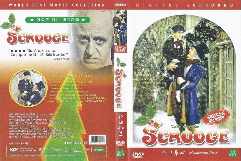 A Christmas Carol: Scrooge (1951) Alastair Sim  [DVD] FAST SHIPPING Foto 2 de 3