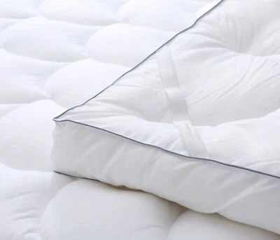 "THE CLOUD" Mattress Topper Protector Quilted ALL SIZES Single Double Super King