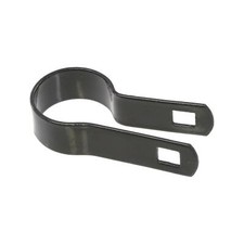 Black Chain Link Fence Tension Bands 1 3/8" (Pack of 10)