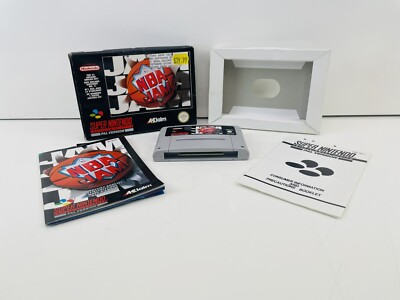NBA JAM Super Nintendo SNES Spiel UK PAL OVP & komplett Basketball