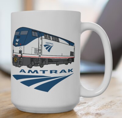 Amtrak Railroad Coffee Tea Mug 15oz