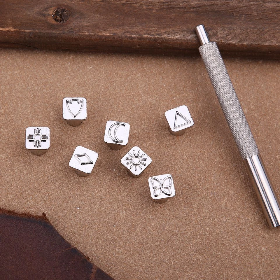 Leather Stamps Alphabet Letter Number Stamp Punch Set for Leather Stamping DIY