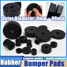 Round Rubber Feet Bumper Buffer Pads 9~90mm for Fan, Water Pump, High Elasticity