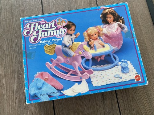 Juego para bebés Mattel # 7891 The Heart Family 1984 vintage nuevo en caja + ¡envío rápido! - Imagen 3 de 5
