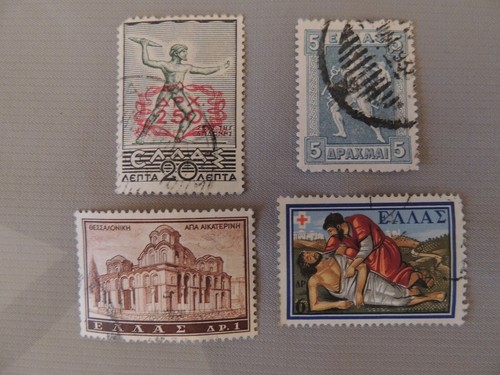 20 Collectible Stamps of ancient Greece - Afrodite & Hermes- Demeter- Apollon- S - Picture 6 of 7