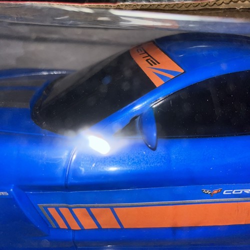 Auto Trendz Full Function Radio Control, Blue/ Corvette 1/14 Scale Toy Race Car - Picture 13 of 14