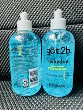 Lot of 2 Schwarzkopf got2b Spiked-Up Styling Hair Gel Max-Control 8.81 oz 250g