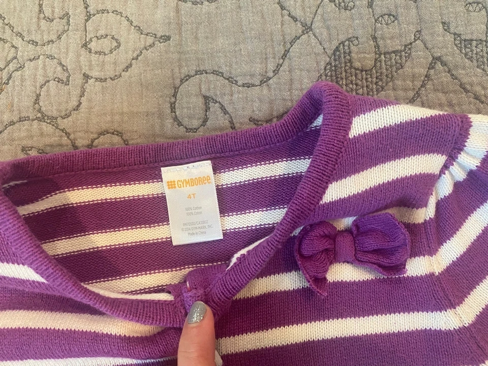 Cárdigan Gymboree Purrfectly Fabulous Foto 3 de 4