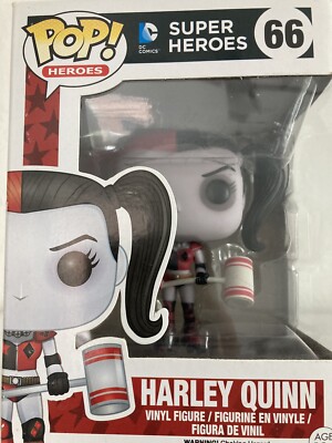 FUNKO POP! HARLEY QUINN #66~ NEAR MINT~ HOT TOPIC EXCLUSIVE