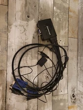 IOGEAR GCS22U 2-Port USB VGA Cable KVM Switch with Cables and Wired Remote