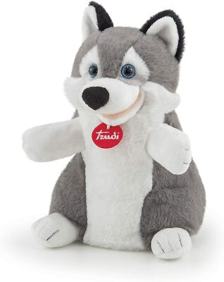 TRUDI HANDPUPPE / PLÜSCHTIER - HUSKY - ULTRAWEICH UND SUPER NIEDLICH **NEU**