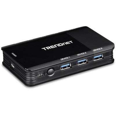 TRENDnet TK-U404 Multi-Computer 4-Port USB 3.1 Sharing-Switch