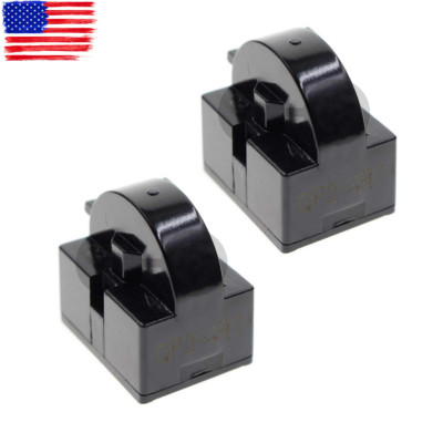 2pc QP2-4R7 Start Relay 4.7 Ohm 1Pin For Magic chef Samsung Maytag Fridge Cooler