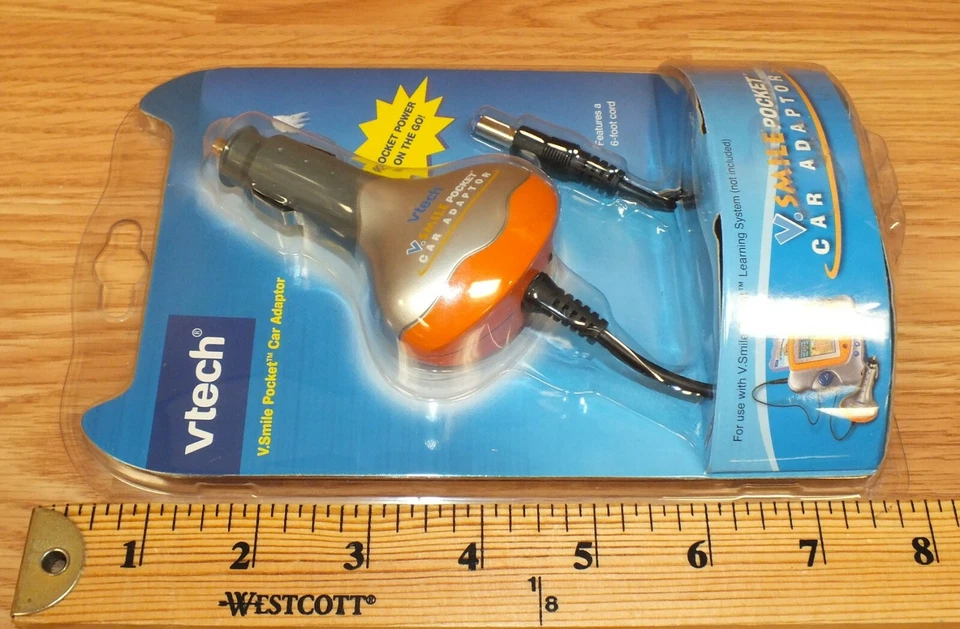 Genuine Vtech V. Smile Pocket Car Adaptor For Hand Held Game System **NEW-READ** - Image 4 of 4