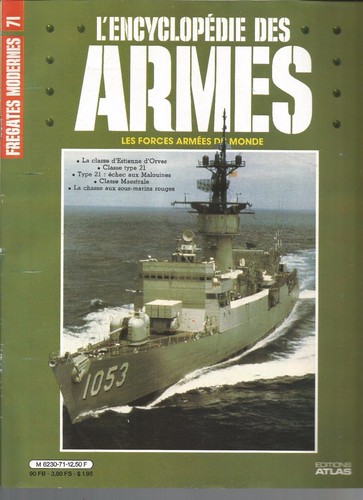 ENCYCLOPEDIE DES ARMES N°71 CLASSE D'E. D'ORVES / CLASSE TYPE 21 / MALOUINES - 第 1/1 張圖片