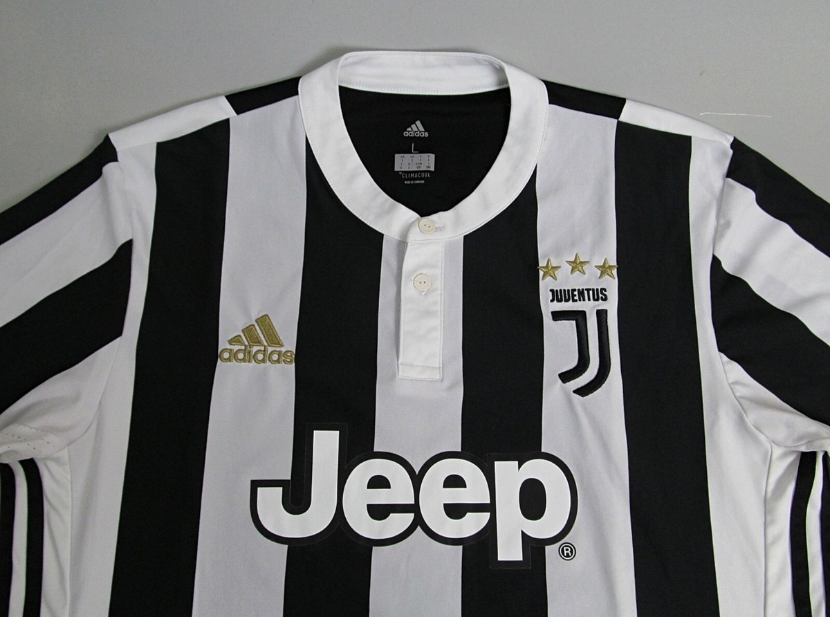 Cristiano Ronaldo #7 Juventus Jeep Adidas Climacool Jersey