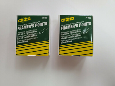 2 New Box of Fletcher Professional FrameMaster Framer s Points 08-950  
