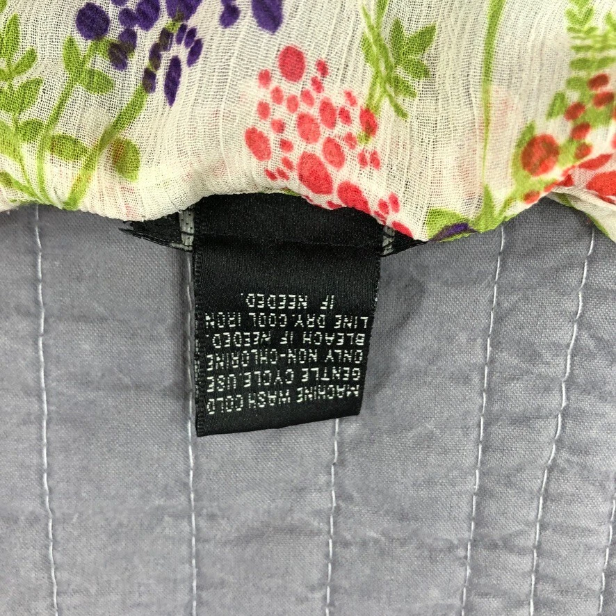 Винтажный Sam & Max камзол верхний женщин большой розовый шифоновое цветочный фея кокетка - Изображение 4 из 4