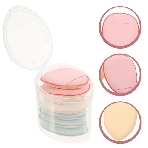 7Pcs Puff For Loose Drop-shaped Powder Female Women Girl Makeup