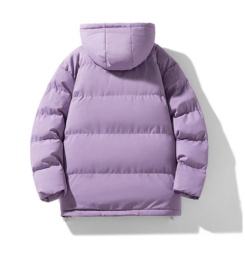 Men's Cotton Padded Winter Short Warm Outwear Jacket Hooded Casual Thermal Coat - Picture 21 of 34