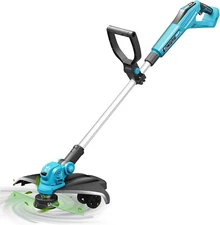 15" 3-In-1 Cordless String Trimmer & Lawn Edger for Makita 18V Battery(Not Inclu