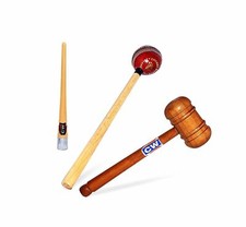 Cricket Bat Leather Ball Hammer+Wooden Hammer+Bat Grip Cone-Free Post+AU Stock