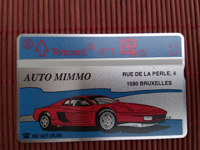 Private Card  BELGIUM AUTO MIMO  102 H New  Neu VERY  Rare