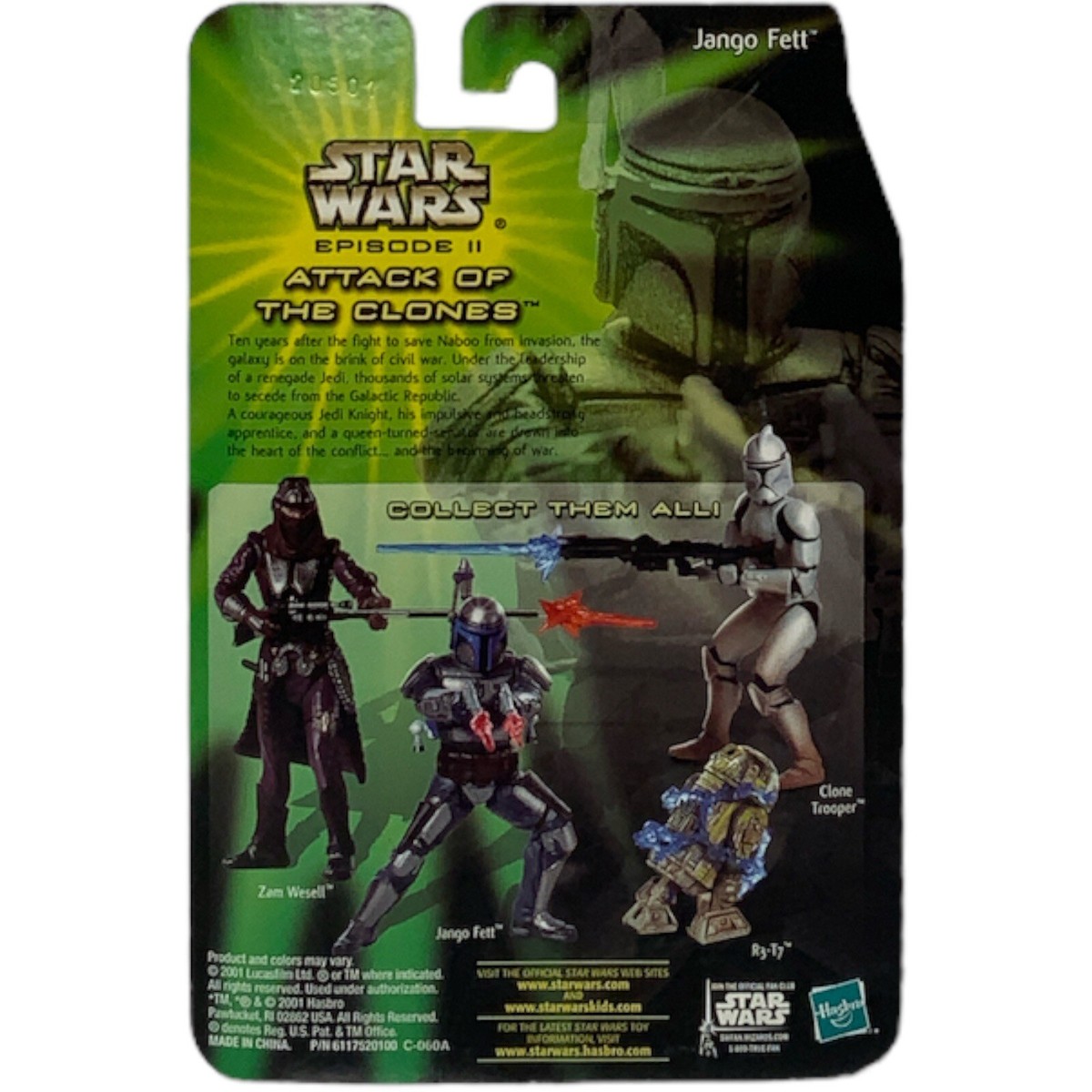 Hasbro Star Wars Jango Fett 未開封 2022 Star Wars Black Series 6 Inch Boxed Action Figure