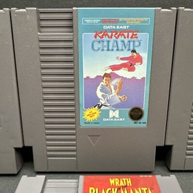 Lot of 4 Nintendo NES Games Mario Brothers Wrath Of The Black Manta Tested