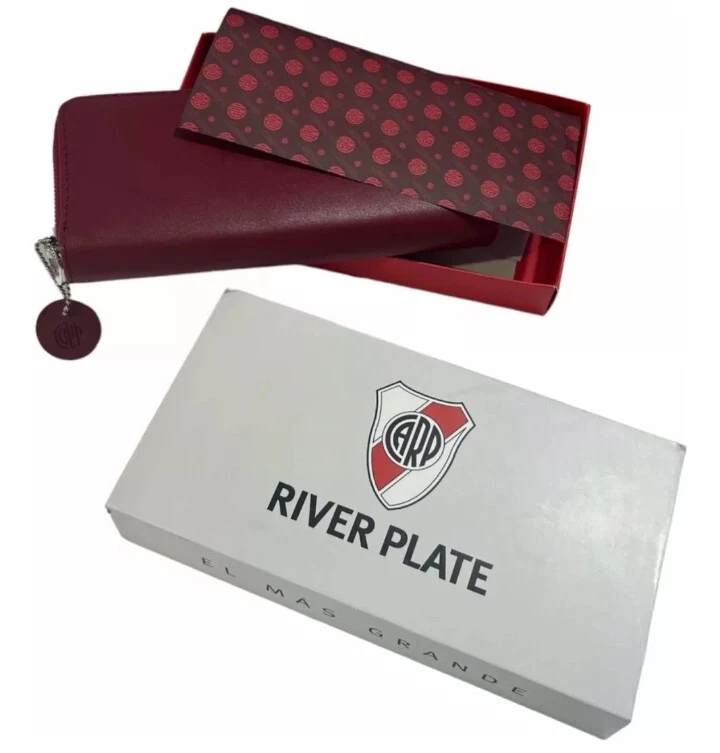 Billetera Clubes Argentinos. Licencia Oficial. CARPA River Plate. Cuero Sintético Foto 2 de 4
